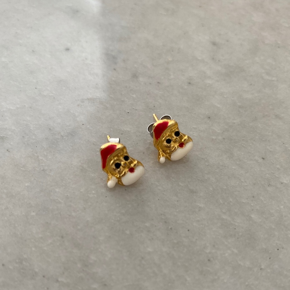 Santa Earrings
